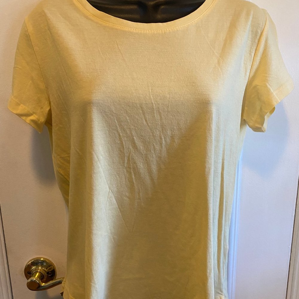 H&M Brand - Bright Yellow Tee Shirt - Size S